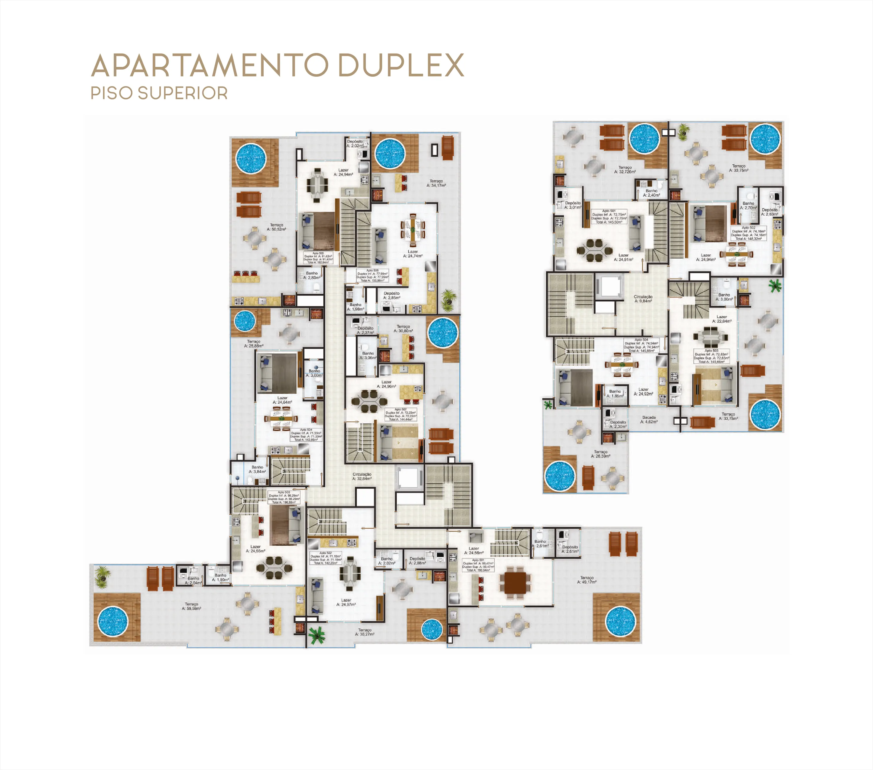 Apartamento - Duplex  piso superior
