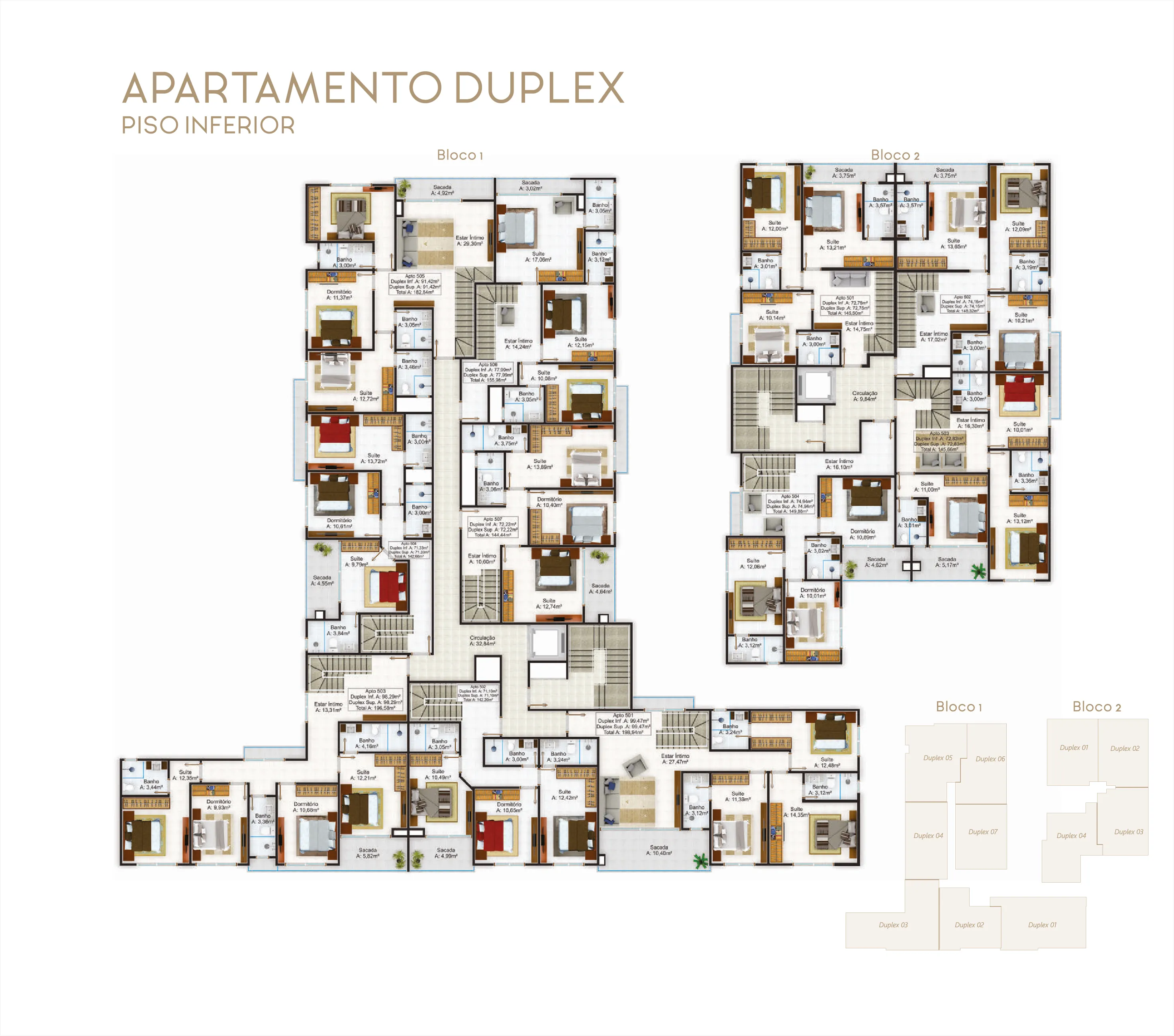 Apartamento - Duplex piso inferior