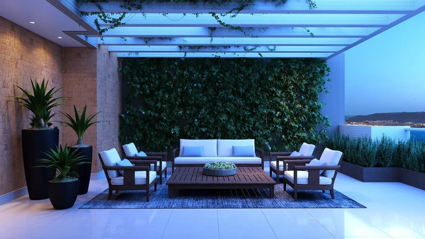 Terraço fundo tipo 1